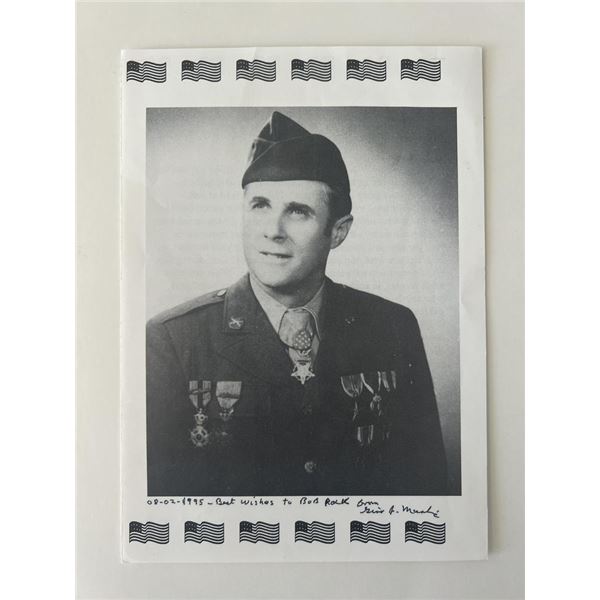 WWII Gino J. Merli signed photo