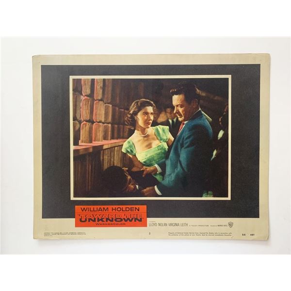 Toward the Unknown original 1956 vintage lobby card