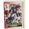 Image 1 : Chicago Bears Jim Morrissey 1991 Score #207 signed trading card