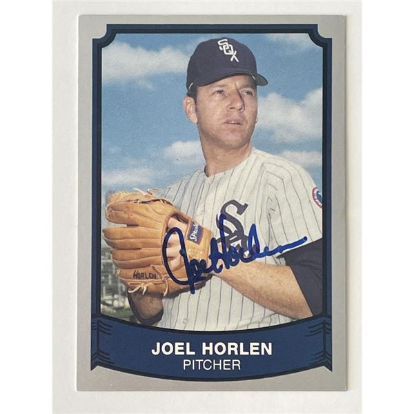 Chicago White Sox Joel Horlen signed trading card