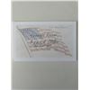 Image 1 : Tuskegee Airmen Charles McGee original signature. 5x3 inches