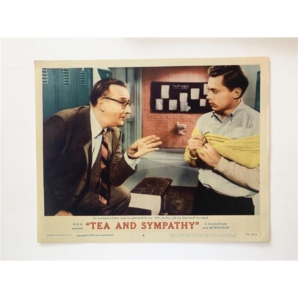 Tea and Sympathy original 1956 vintage lobby card