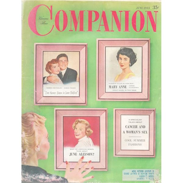 June Allison Companion Magazine. June 1955