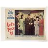 Image 1 : Let's Face It original 1943 vintage lobby card