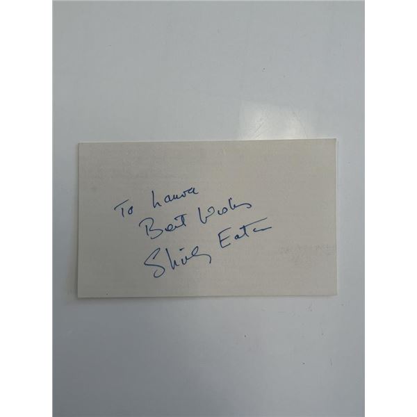 Goldfinger Bond Girl Shirley Eaton original signature