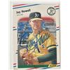 Image 1 : Oakland Athletics Jay Howell signed 1988 Fleer #282 trading card