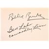 Image 1 : The Wizard of Oz Billie Burke & Bert Lahr signature slip