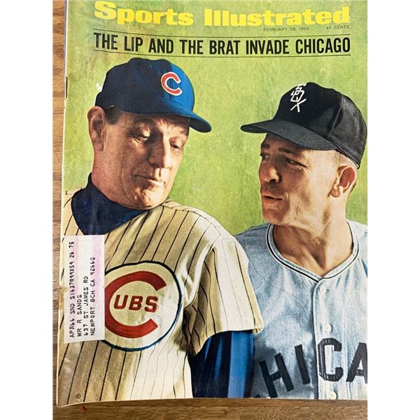 Sports Illustrated Magazine 1966 Leo Durocher & Eddie Stanky Issue