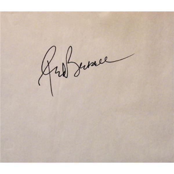 Ted Bessell signature slip