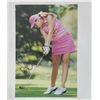 Image 1 : Professional golfer Paula Creamer signed photo