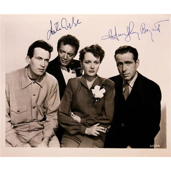 Humphrey Bogart and Peter Lorre signed movie photo