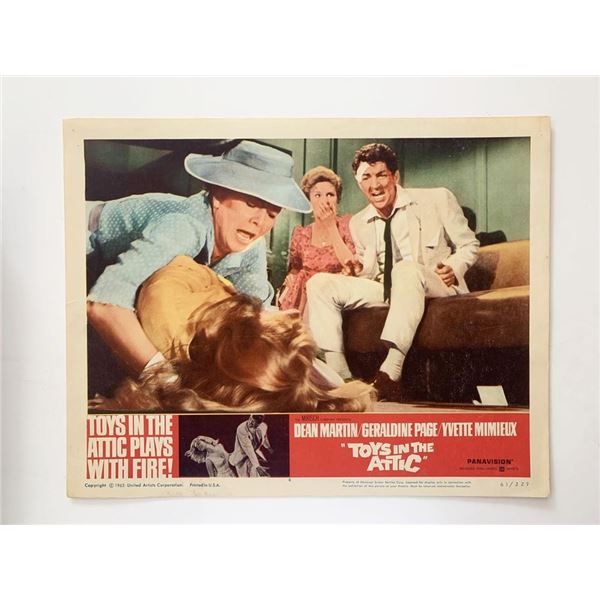 Toys in the Attic original 1963 vintage lobby card