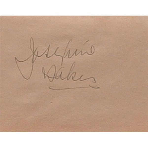 Josephine Baker signature slip