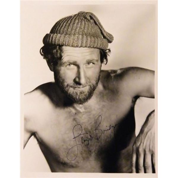 Lloyd Bridges signed portrait photo