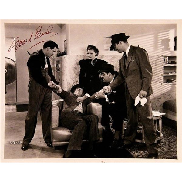 Ward Bond signed movie still photo