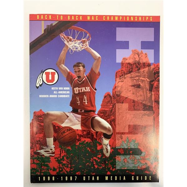 1996-97 Utah Media Guide - Keith Van Horn