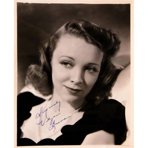 Virginia Bruce signed portrait photo