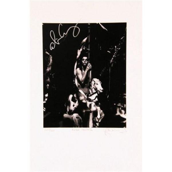 Alice Cooper limited edition signed promo photo
