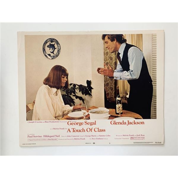 A Touch of Class original 1973 vintage lobby card