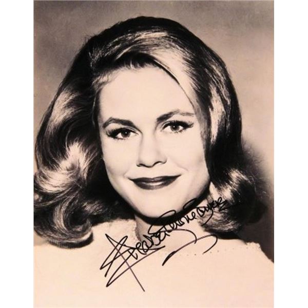 Elizabeth Montgomery signed portrait photo