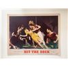 Image 1 : Hit the Deck original 1955 vintage lobby card on heavy card stock. 11x14 inches Hit the Deck is a 19