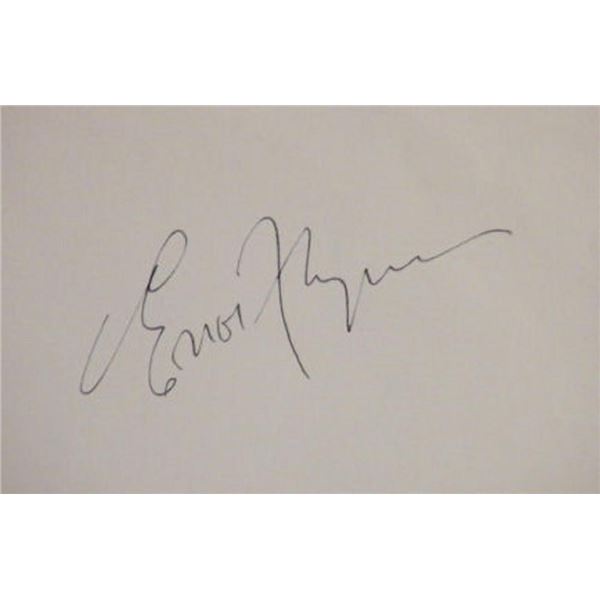 Errol Flynn signature slip
