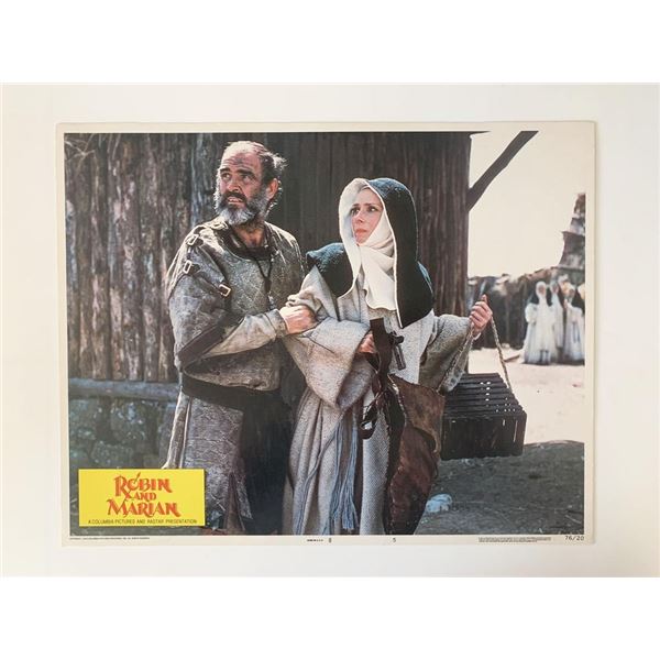Robin and Marian original 1976 vintage lobby card