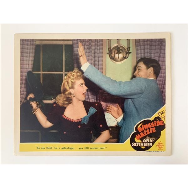 Ringside Maisie original 1941 vintage lobby card