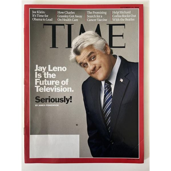 Time Magazine with Jay Leno