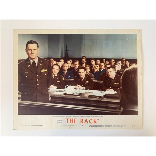 The Rack original 1956 vintage lobby card