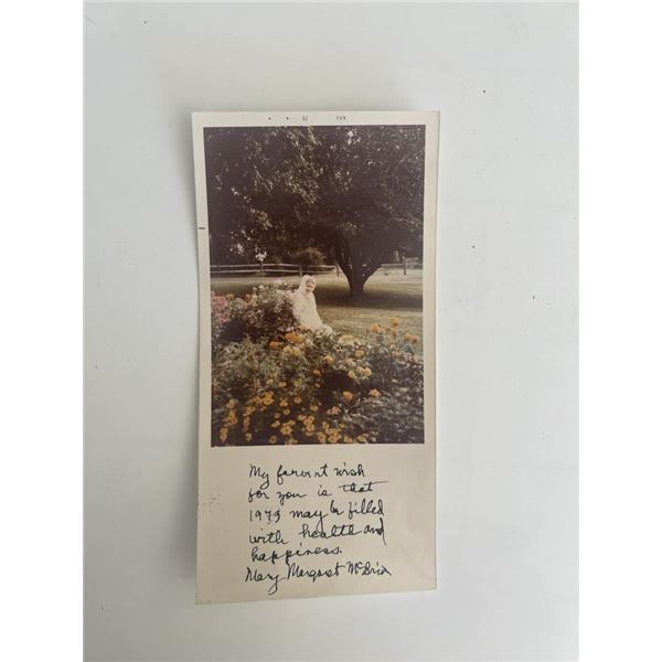 Radio Show Host Mary Margaret McBride signed photo