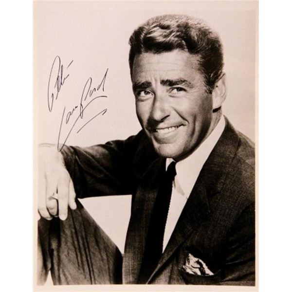 Peter Lawford signed portrait photo