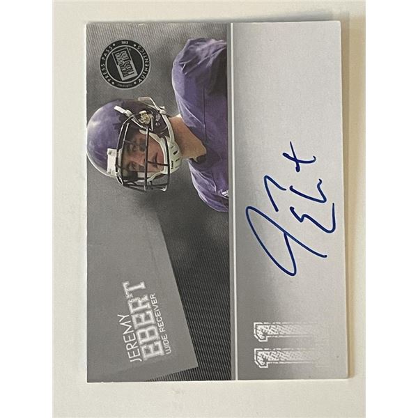 Northwestern Wildcats Jeremy Ebert signed 2012 Press Pass Authentics trading card