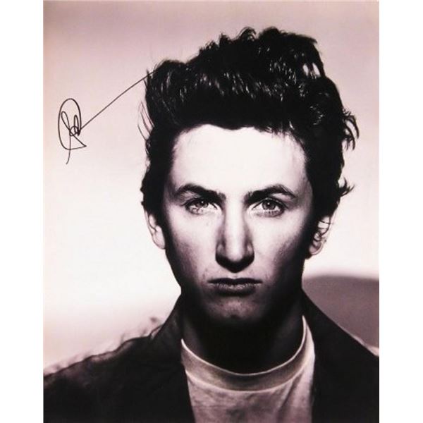 Sean Penn signed portrait photo