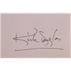 Image 1 : Kirk Douglas signature slip
