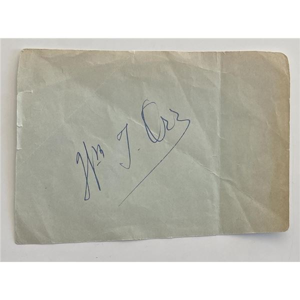 William T. Orr original signature