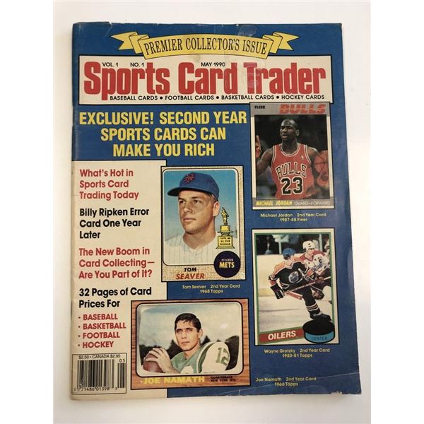 Sports Card Trader Premier Collector's Issue May 1990 Vol.1 No.1 Magazine