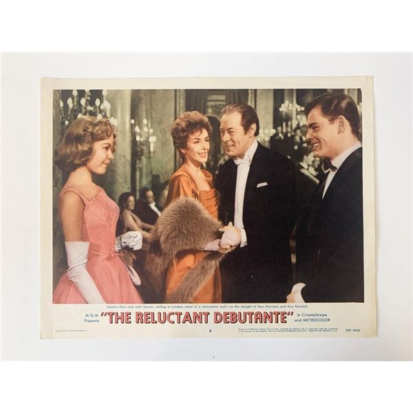 The Reluctant Debutante original 1958 vintage lobby card