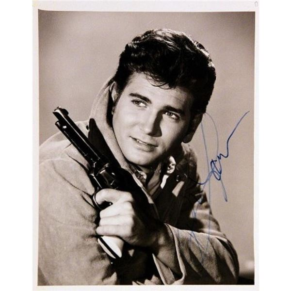 Bonanza Michael Landon signed portrait photo
