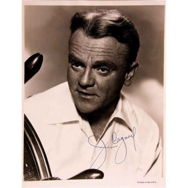 James Cagney signed portrait photo