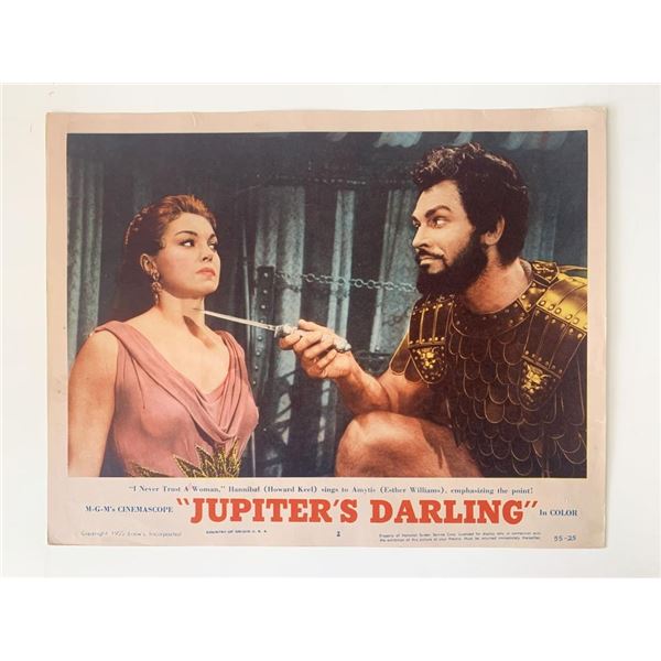 Jupiter's Darling original 1955 vintage lobby card