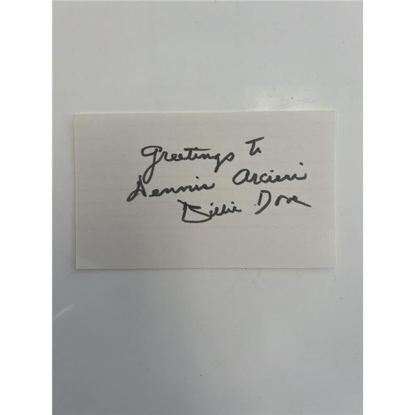 1930's actress Billie Dove original signature