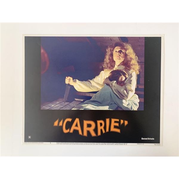 Carrie original 1976 vintage lobby card