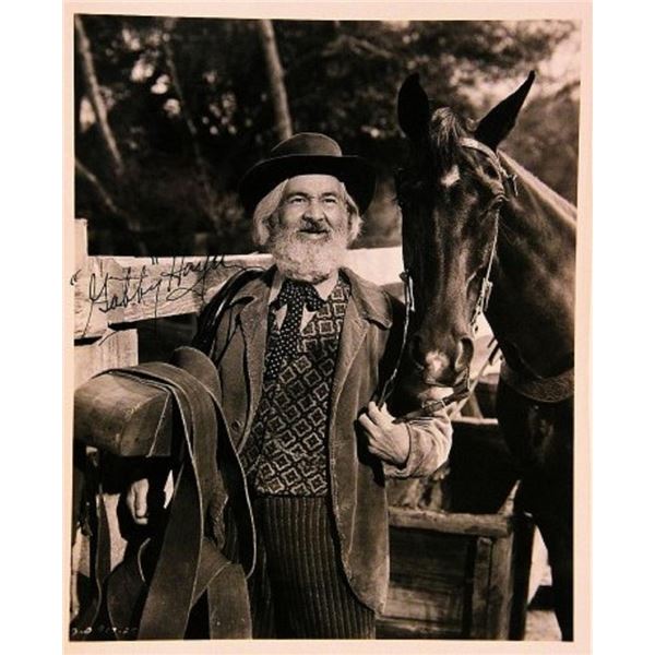 George "Gabby" Hayes signed portrait photo