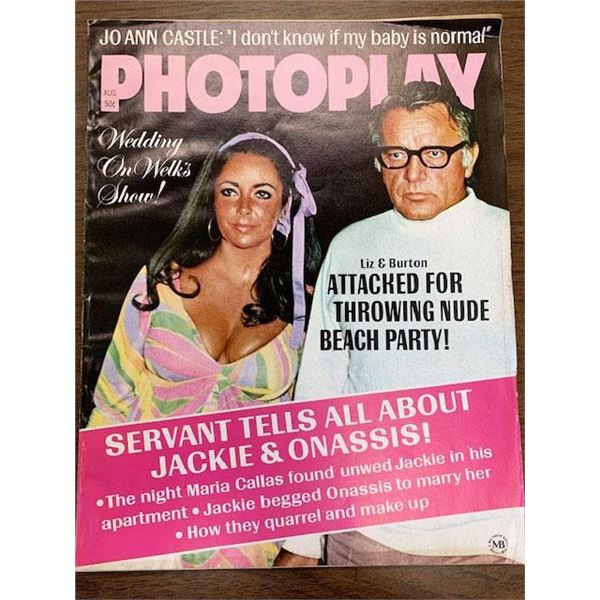 Photoplay Magazine - Liz Taylor and Richard Burton