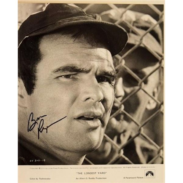 Burt Reynolds signed movie The Longest Yard photo