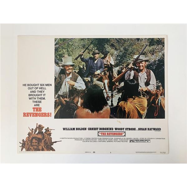 The Revengers original 1972 vintage lobby card