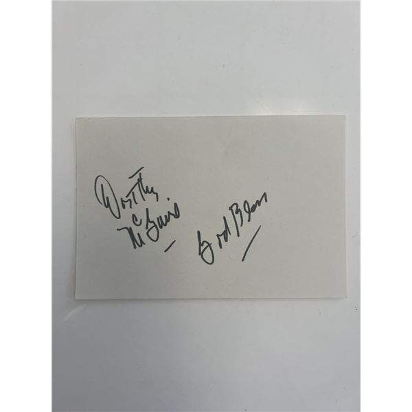 Swiss Family Robinson actress Dorothy McGuire original signature