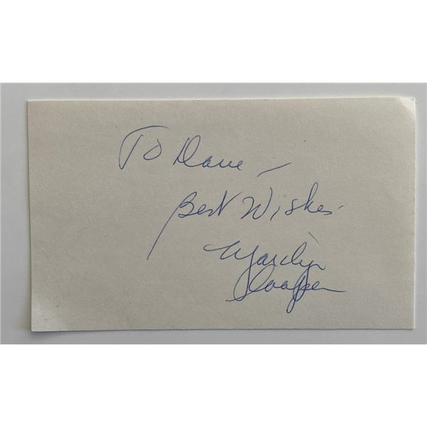 Marvin Cooper original signature