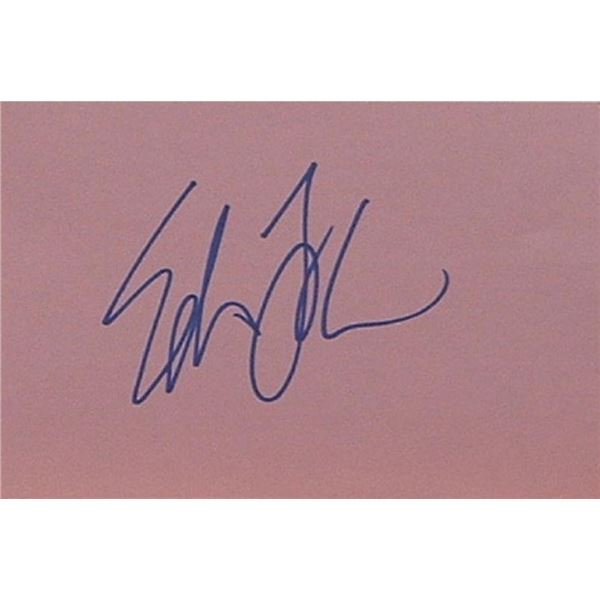 Sopranos Edie Falco signature slip